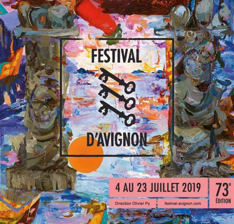 Affiche de la 73e édition du Festival d'Avignon