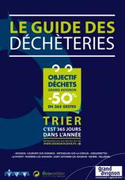 Le guide des déchèteries du Grand Avignon